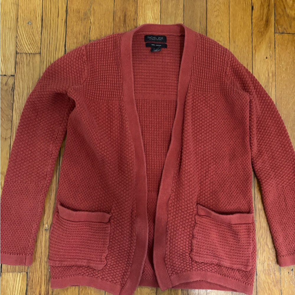 Rachel Zoe 100% Cotton Cardigan Sweater